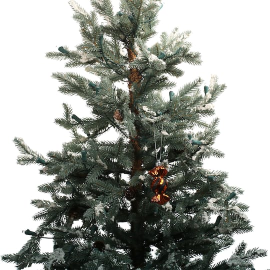 3 Pack Black & Orange Wrapped Candy Halloween Ornaments by Ashland®